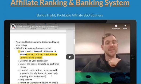 Affiliate Ranking & Banking System - Earn 100k Per Year